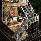 Конструктор Румбокс Чарівний Дім + пилозахисний купол 22,5 см, DIY набір для збирання Room box Чарівний дім Гаррі Поттера, фото 7