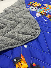 Плед новорічний на еко овчині Півтораспальний, фото 3