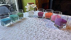 Пісочна церемонія Банка з надписом