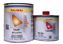 Грунт наповнювач PALINAL Acryl Filler 2K 5:1, темно-сірий, 1л + затв. 993.MS-B 0,2л