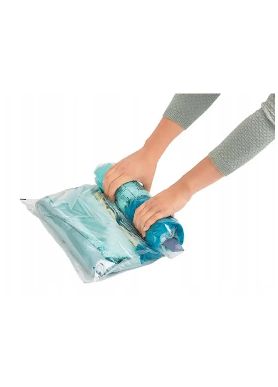 Дорожні вакуумні пакети для зберігання 3 шт Livarno Home 40 х 60 см, вакуумний мішок/чохол для зберігання, фото 1