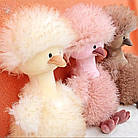 Іграшка м'яка кучерявий Страус 38 см коричневого кольору, іграшка для дітей Качка, фото 6