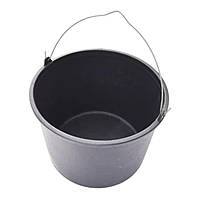 Відро будівельне з мірною шкалою 12 л Чорне