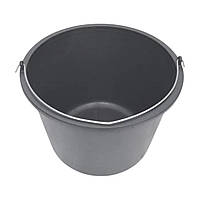 Відро будівельне з мірною шкалою 16 л Чорне