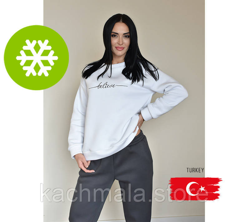 Трикотажний спортивний костюм на флісі "Sport Set" Туреччина| Розпродаж моделі, фото 1