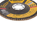 Круг пелюстковий торцевий Т29 (конічний) Ø 125 мм P100 SIGMA (9172651), фото 5