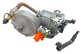Карбюратор з газовим редуктором та клапаном для генератора 1-4 кВт