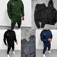 Костюм чоловічий теплий Тканина - тринитка на флісі Мод.1364-1712 Колір: чорний, темно-синій, графіт, хакі