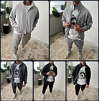 Костюм чоловічий Тканина - двонитка петля Мод. 1364-1745 Колір: чорний, графіт, сірий