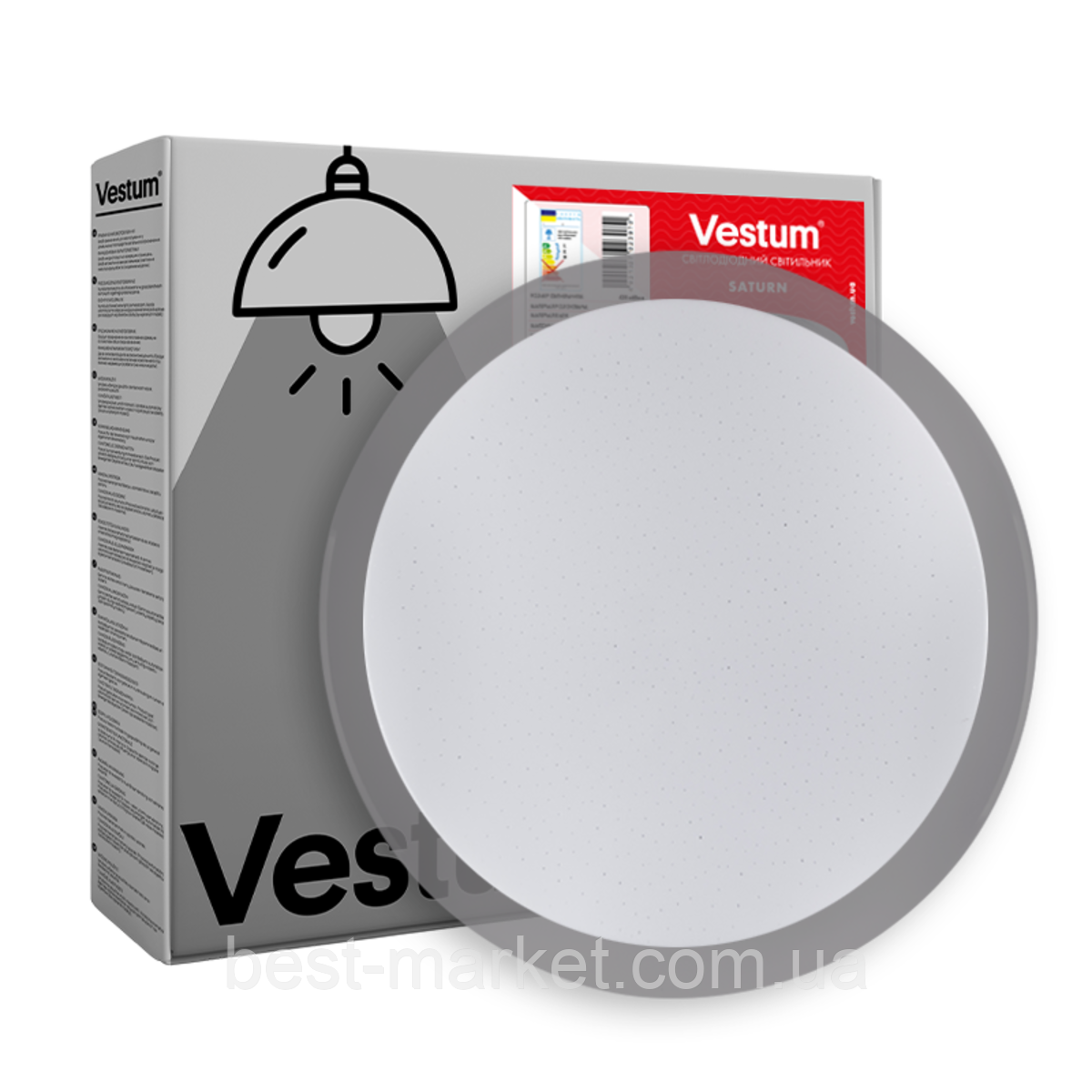 SATURN зоряне небо 36W 425*60мм 4000К 2900Lm без пульта, фото 1