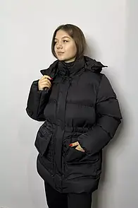 Жіноча куртка в стилі кежуал з еко-пухом TRG MKTRG3510