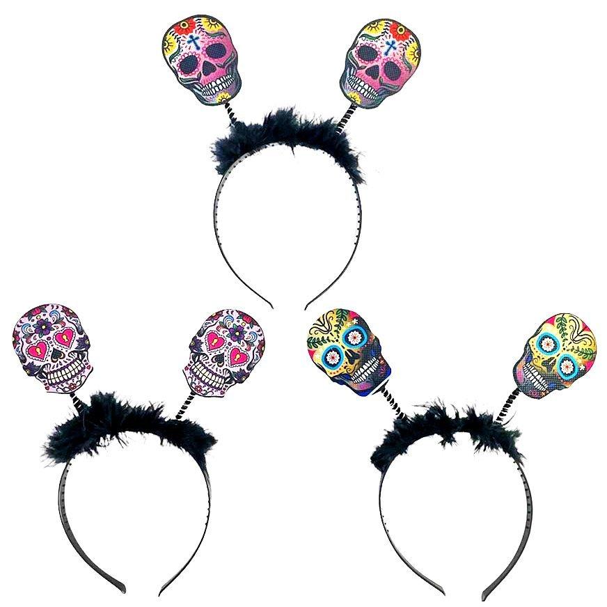 Обідок неон Цукровий Череп асорті