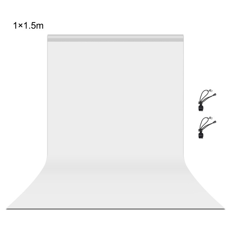 Фон студійний тканинний Puluz PU5215W white 1х5м, фото 1