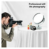 Фон студійний тканинний Puluz PU5215W white 1х5м, фото 3