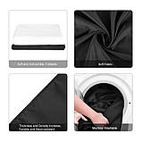 Фон студійний тканинний Puluz PU5215B black 1х5м, фото 5