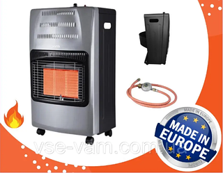 Німеччина газовий нагрівач конвектор DMS 4,2 квт + редуктор зі шлангом сірий колір