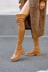 Жіночі ботфорти-панчохи на флісі SLIM EMMELIE DELAGE MKED-SLf-33