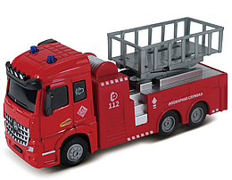 Іграшка Машинка Пожежна 16 см світло, звук у коробці XG877-A61A