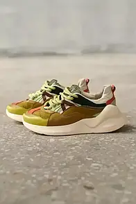 Жіночі кросівки ручної роботи зі шкіри та замші EMMELIE DELAGE MKED-X10/29