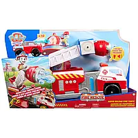 Ігровий набір PAW Patrol Fire Rescue Rapid Recharge пожежна машина зі світловими та звуковими ефектами та з фігуркою Маршала