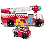 Ігровий набір PAW Patrol Fire Rescue Rapid Recharge пожежна машина зі світловими та звуковими ефектами та з фігуркою Маршала, фото 3