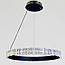 Кругла люстра підвісна Artlight 35W до 8 м² колір Чорний WG5129/60BK, фото 2