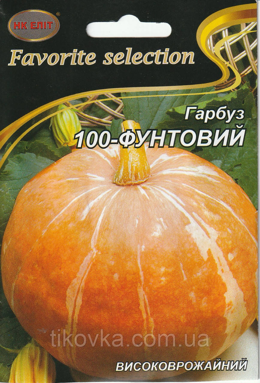 Насіння гарбуза 100-фунтовий 10 г НК Еліт, фото 1