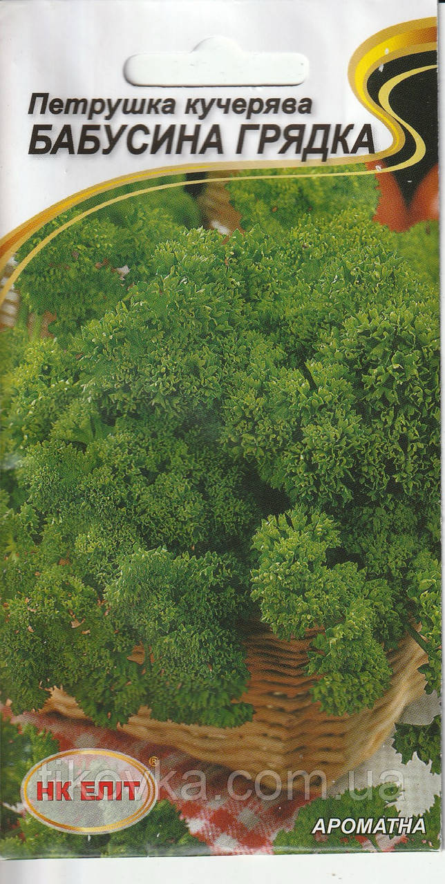 Насіння петрушки кучерява Бабусина грядка 2 г НК Еліт, фото 1
