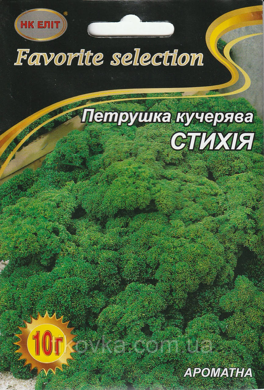 Насіння петрушки кучерявої Стихія 10 г НК Еліт, фото 1