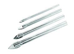 Набір свердел-пік для скла та кераміки GRANITE 4 шт 4х60/5х65/6х68/8х70 мм 2-01-004