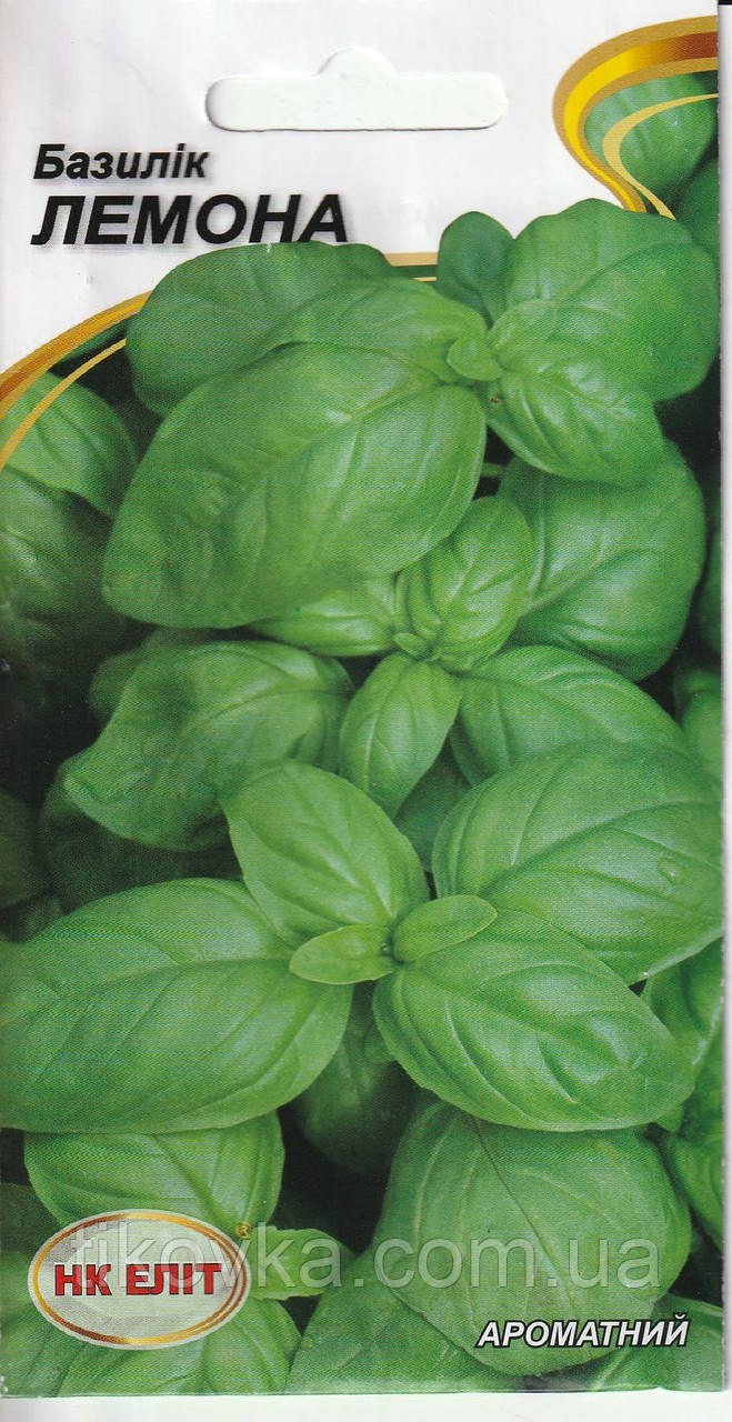 Насіння базилік Лемона 0,5 г НК Еліт, фото 1