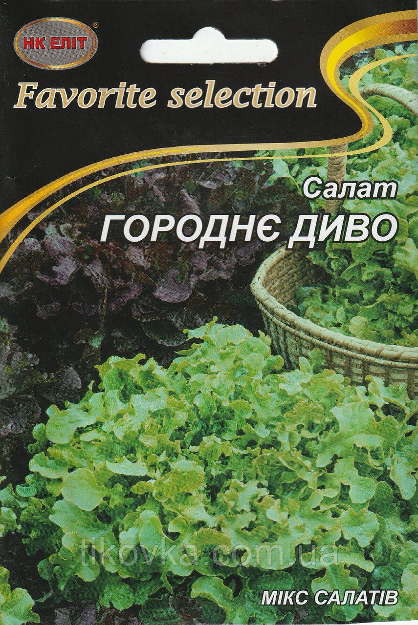 Насіння салату Городнє диво 10 г НК Еліт, фото 1