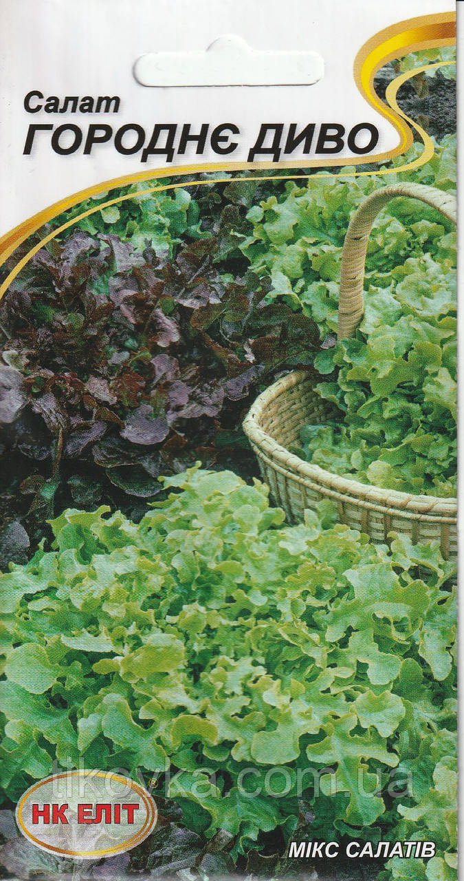 Насіння салату Городнє диво 1 г НК Еліт, фото 1
