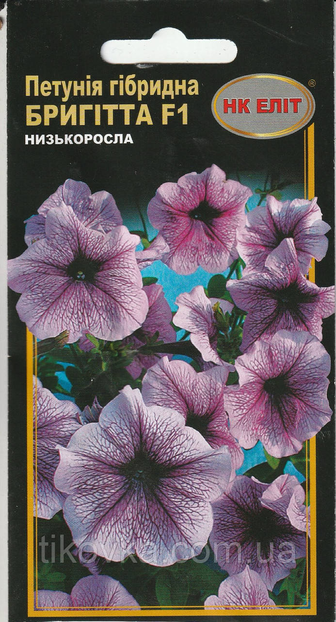 Насіння квітів Петунія Бригітта F1 10 шт. НК Еліт, фото 1