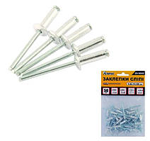 Заклепки алюмінієві MASTERTOOL 4,8х14,48 мм 50 шт ТІТУЛ