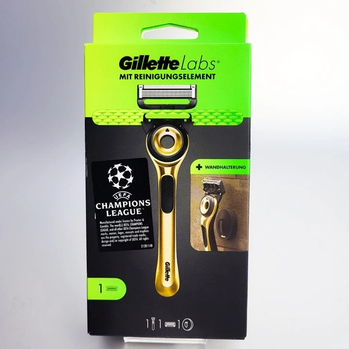 Станок для гоління Gillette Labs Gold Edit Champion Edition 1 картридж + кріплення 02916, фото 1