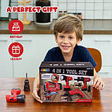 Розвиваючий набір будівельних електроінструментів (4 шт) від JOYIN, фото 6