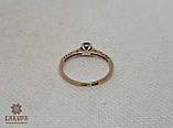 Золота Каблучка зі вставкою цирконій, фото 3