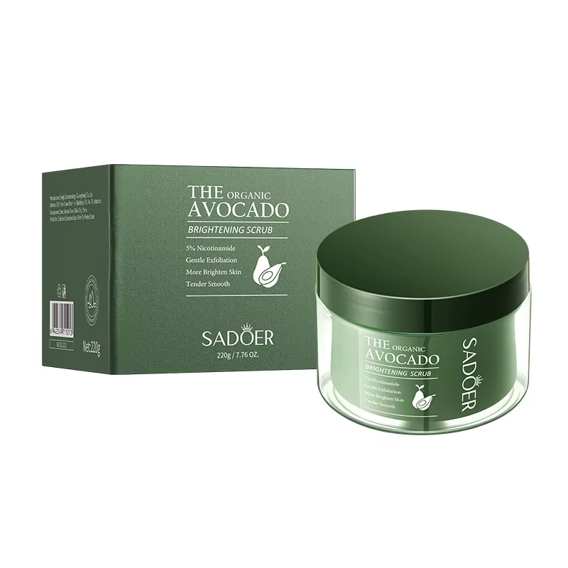 Скраб для тіла SADOER The Organic Avocado освітлювальний 220 г, фото 1