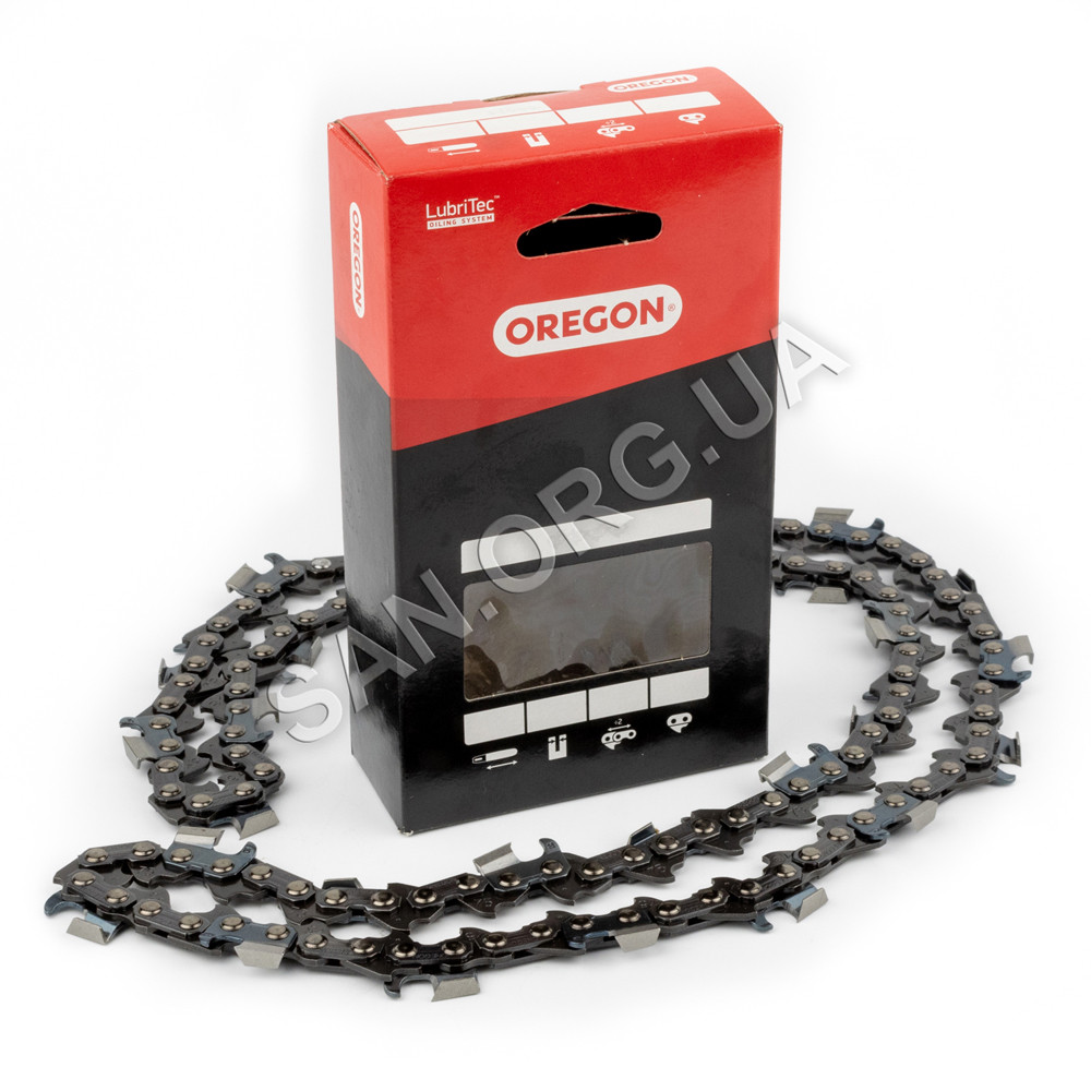 Ланцюг Oregon 84 ланки крок 3/8 паз 1,6 мм Суперзуб 75LPX084E, фото 1