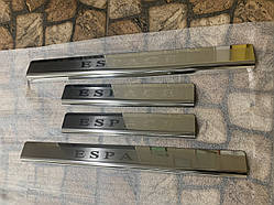 Накладки на пороги Renault Espace V (2014-2023) (Premium)