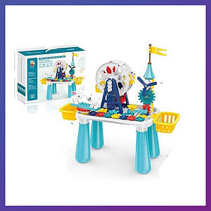 Дитячий ігровий стіл конструктор 66 деталей 222 B-70