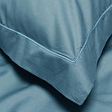 Постільна білизна сатин premium Lotus Home - Dakota Modern синій євро, фото 2