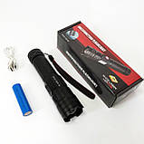 Ліхтарик кишеньковий світлодіодний Police BL-6525-GT100 з ремінцем та функцією зуму, фото 10