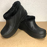 Бурки жіночі хутряні 38р, Жіночі дутики на танкетці, Валянки шиті Вовняні валянки TP-76, фото 9