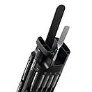 Викрутка Brevia з комплектом насадок для точних робіт алюмінієва 10х127мм, 46в1, фото 5