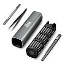 Викрутка Brevia з комплектом насадок для точних робіт алюмінієва 10х127мм, 46в1, фото 6