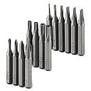 Викрутка Brevia з комплектом насадок для точних робіт алюмінієва 10х127мм, 46в1, фото 8