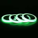 Люмінесцентна стрічка світлонакопичувальна фосфорна стрічка, що світиться в темряві Fluorescent Tape 10мм*3м, фото 4