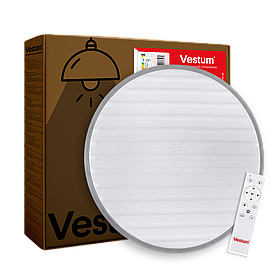 GRILL зоряне небо 96W 480*65мм 3000К- 6500 7500Lm з пультом срібний